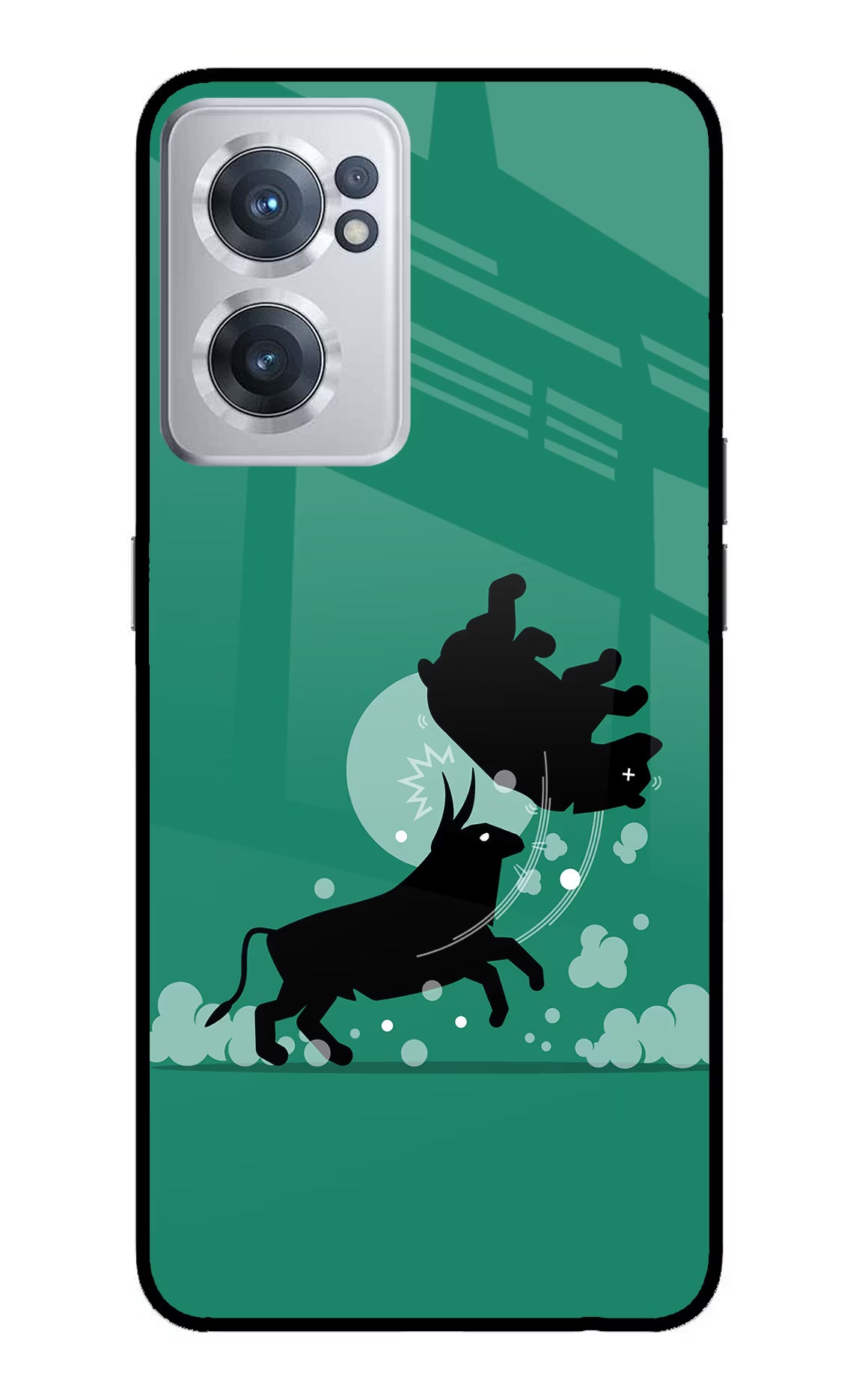 Bull Conqueror OnePlus Nord CE 2 5G Glass Case