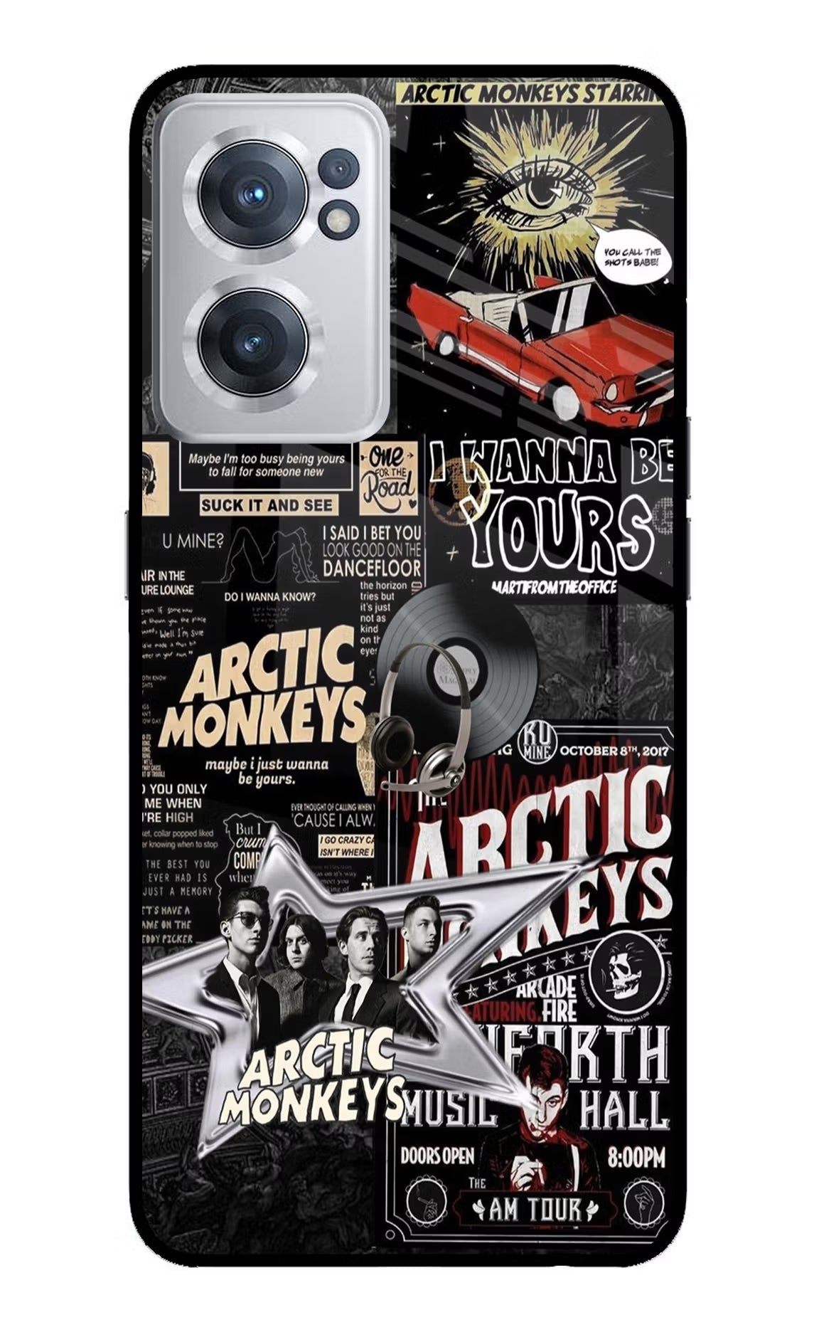 Arctic Monkeys OnePlus Nord CE 2 5G Glass Case Back Cover by Casekaro
