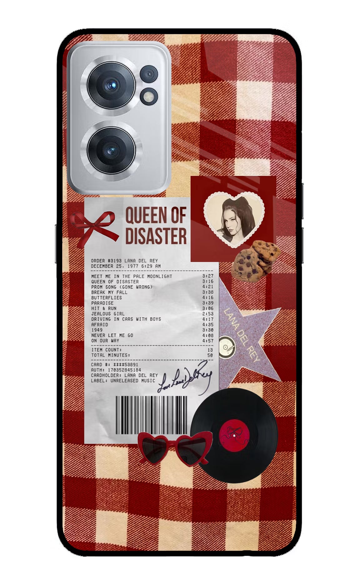 Queen of Disaster OnePlus Nord CE 2 5G Glass Case Back Cover by Casekaro