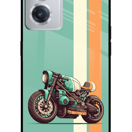 Striped Moto Drift OnePlus Nord CE 2 5G Glass Case