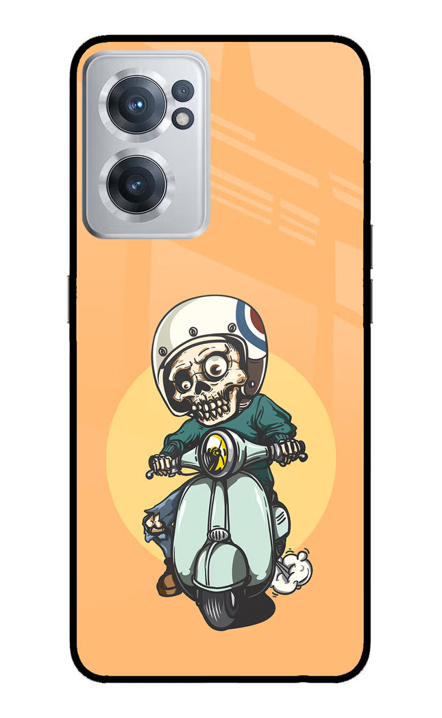 Undead Biker OnePlus Nord CE 2 5G Glass Case
