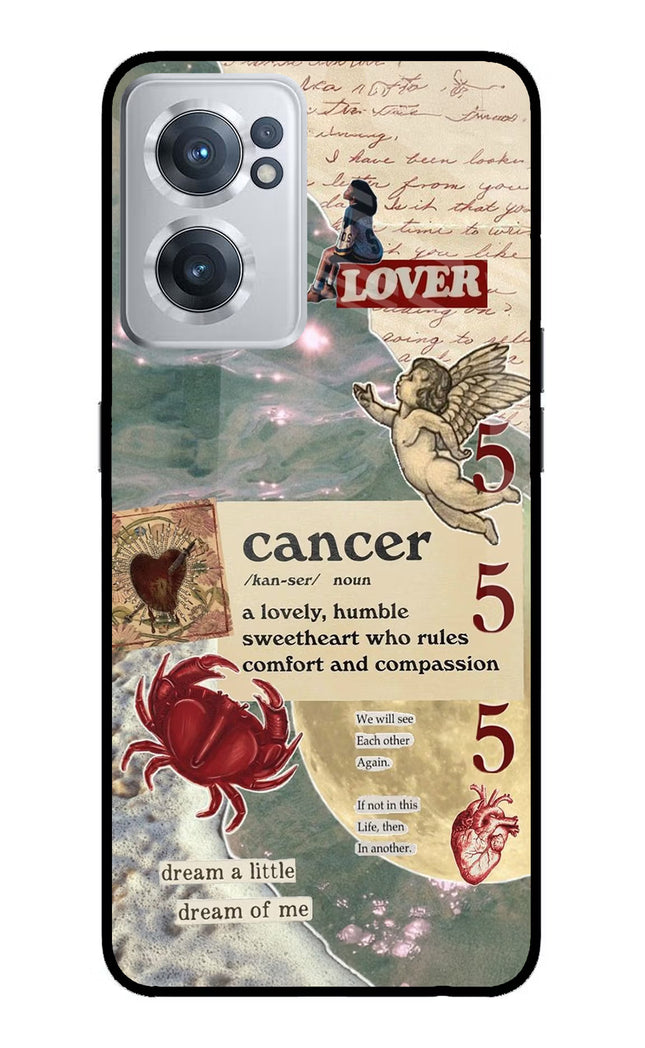 Cancer Zodiac OnePlus Nord CE 2 5G Glass Case