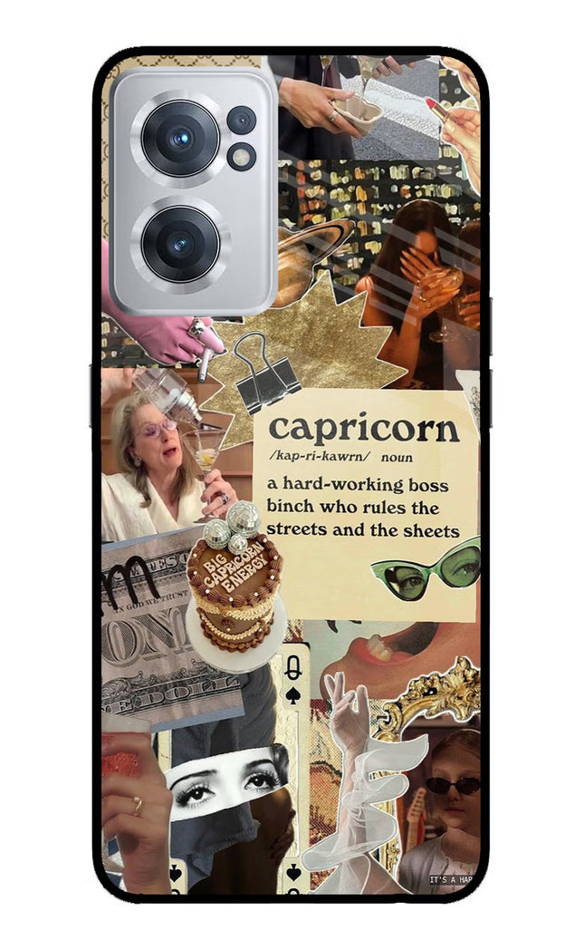 Capricorn Zodiac OnePlus Nord CE 2 5G Glass Case