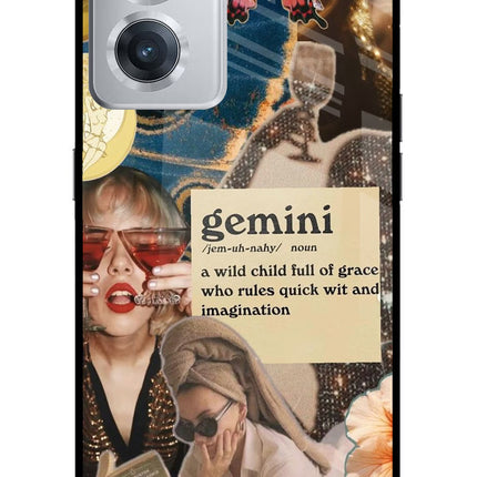 Gemini Zodiac OnePlus Nord CE 2 5G Glass Case