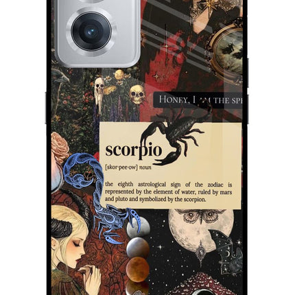 Scorpio Zodiac OnePlus Nord CE 2 5G Glass Case