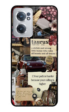 Taurus Zodiac OnePlus Nord CE 2 5G Glass Case