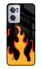 Fired Up – Black OnePlus Nord CE 2 5G Glass Case