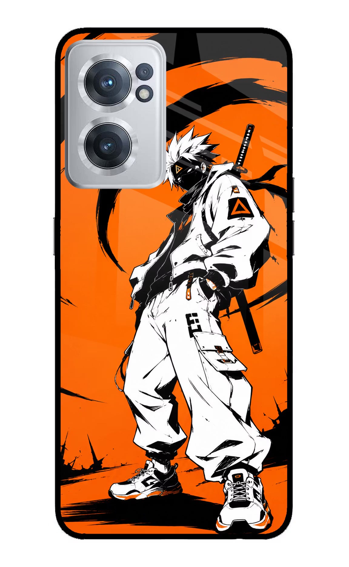 Street Samurai  OnePlus Nord CE 2 5G Glass Case Back Cover by Casekaro