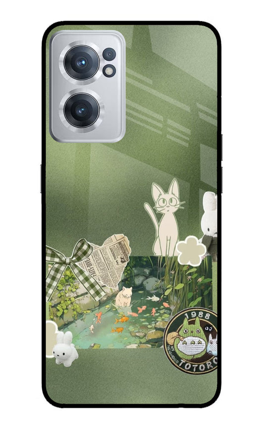 Aesthetic anime OnePlus Nord CE 2 5G Glass Case