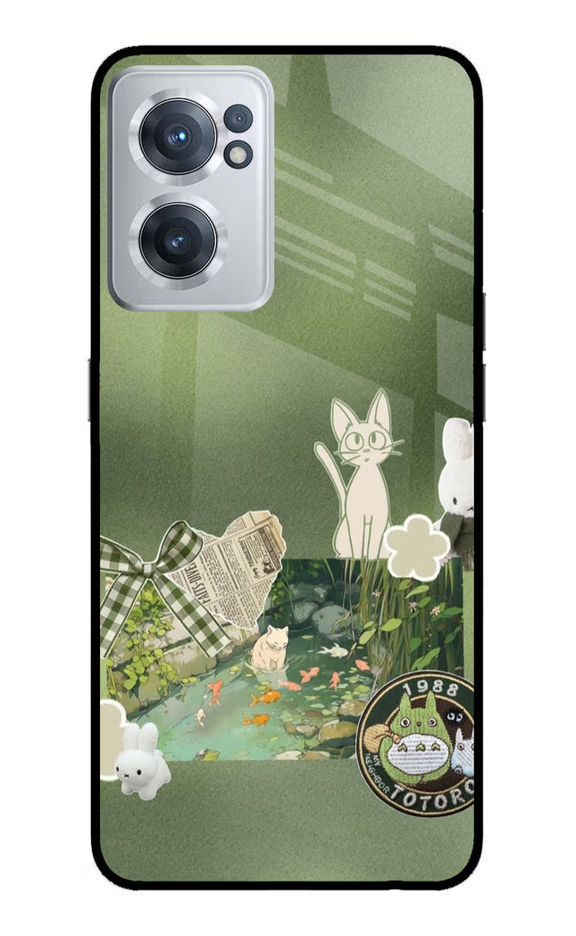 Aesthetic anime OnePlus Nord CE 2 5G Glass Case