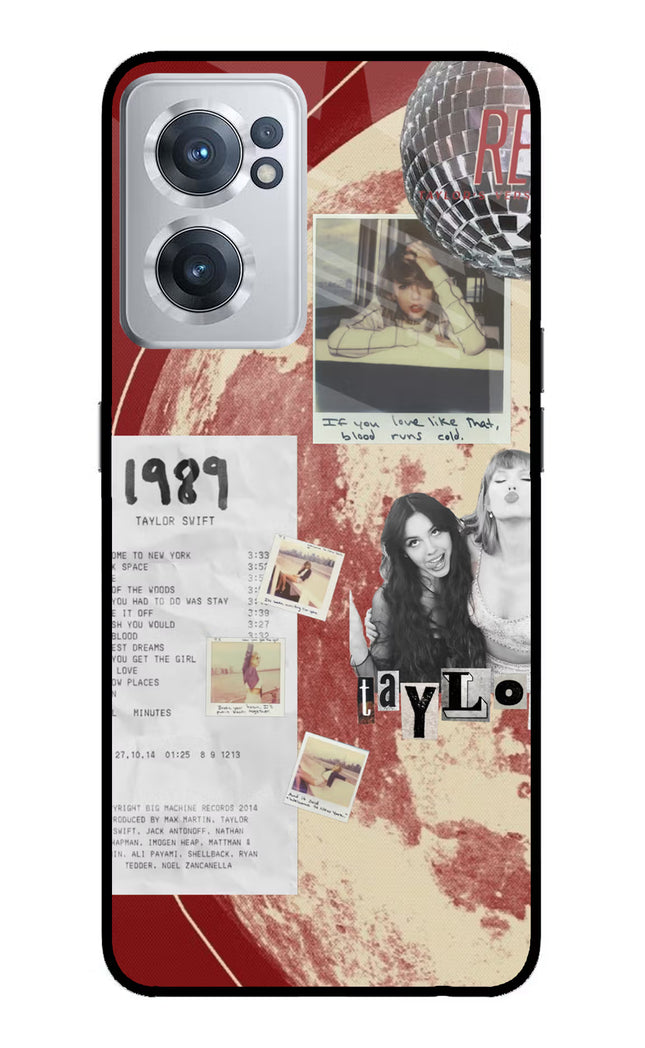 Taylor Swift OnePlus Nord CE 2 5G Glass Case
