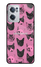 Pink Cats OnePlus Nord CE 2 5G Glass Case