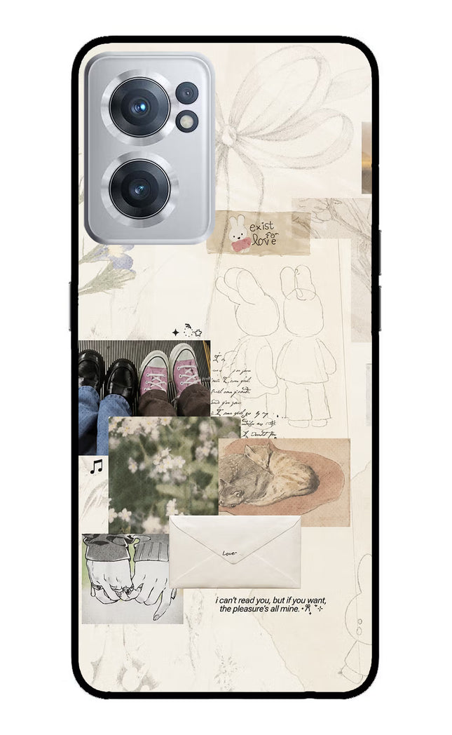 Soft Aesthetic OnePlus Nord CE 2 5G Glass Case