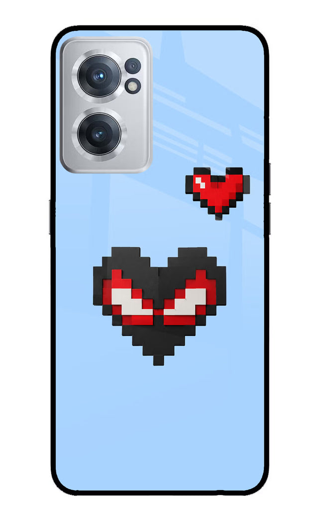 Peter Heart OnePlus Nord CE 2 5G Glass Case