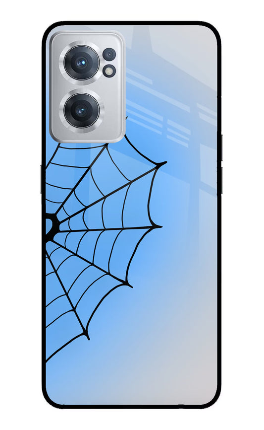 Blue Web OnePlus Nord CE 2 5G Glass Case