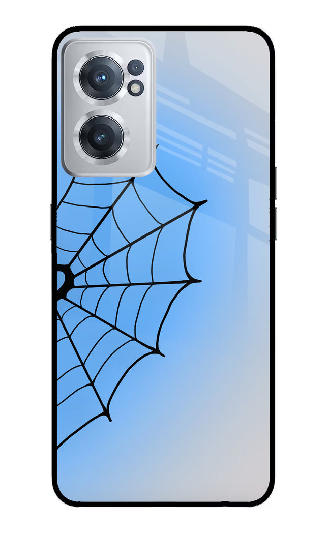 Blue Web OnePlus Nord CE 2 5G Glass Case