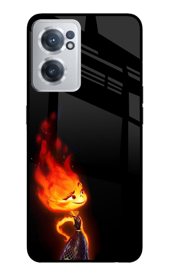 Ember Flame OnePlus Nord CE 2 5G Glass Case