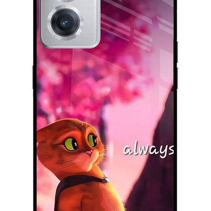 Always Cat OnePlus Nord CE 2 5G Glass Case
