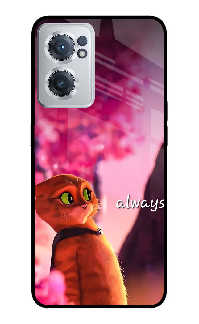 Always Cat OnePlus Nord CE 2 5G Glass Case