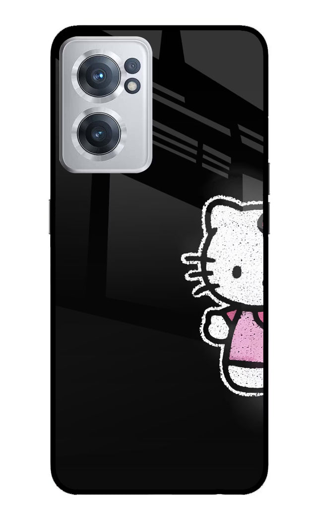 Kitty Charm OnePlus Nord CE 2 5G Glass Case