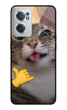 Silly Cat Call OnePlus Nord CE 2 5G Glass Case