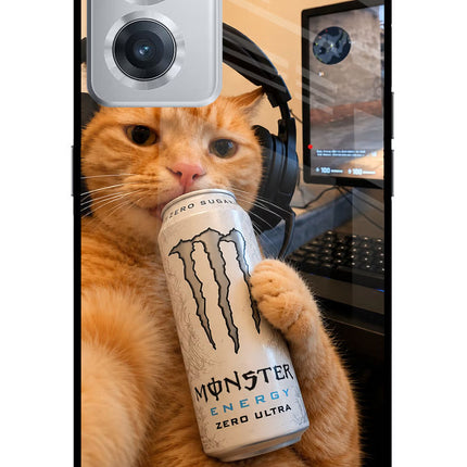 Gamer Cat Energy OnePlus Nord CE 2 5G Glass Case