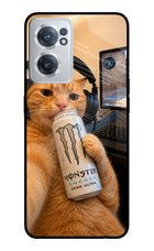 Gamer Cat Energy OnePlus Nord CE 2 5G Glass Case