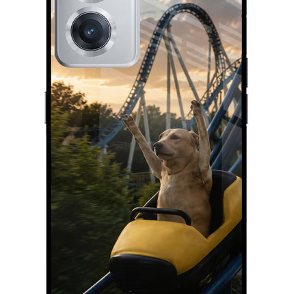 Rollercoaster Dog OnePlus Nord CE 2 5G Glass Case