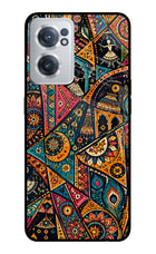 Folk Print OnePlus Nord CE 2 5G Glass Case