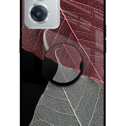 Leaf Pattern OnePlus Nord CE 2 5G Glass Case