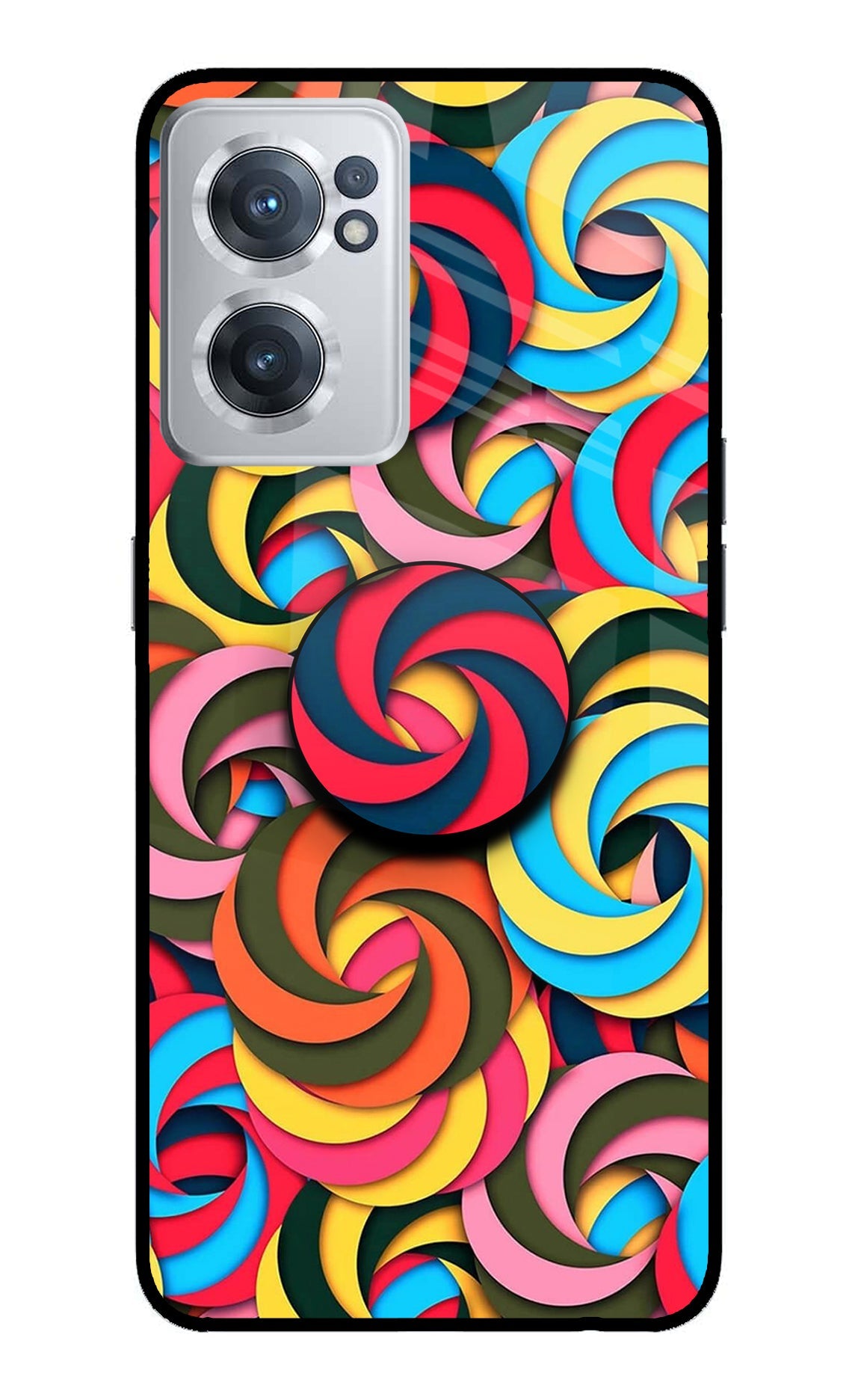 Spiral Pattern OnePlus Nord CE 2 5G Pop Case