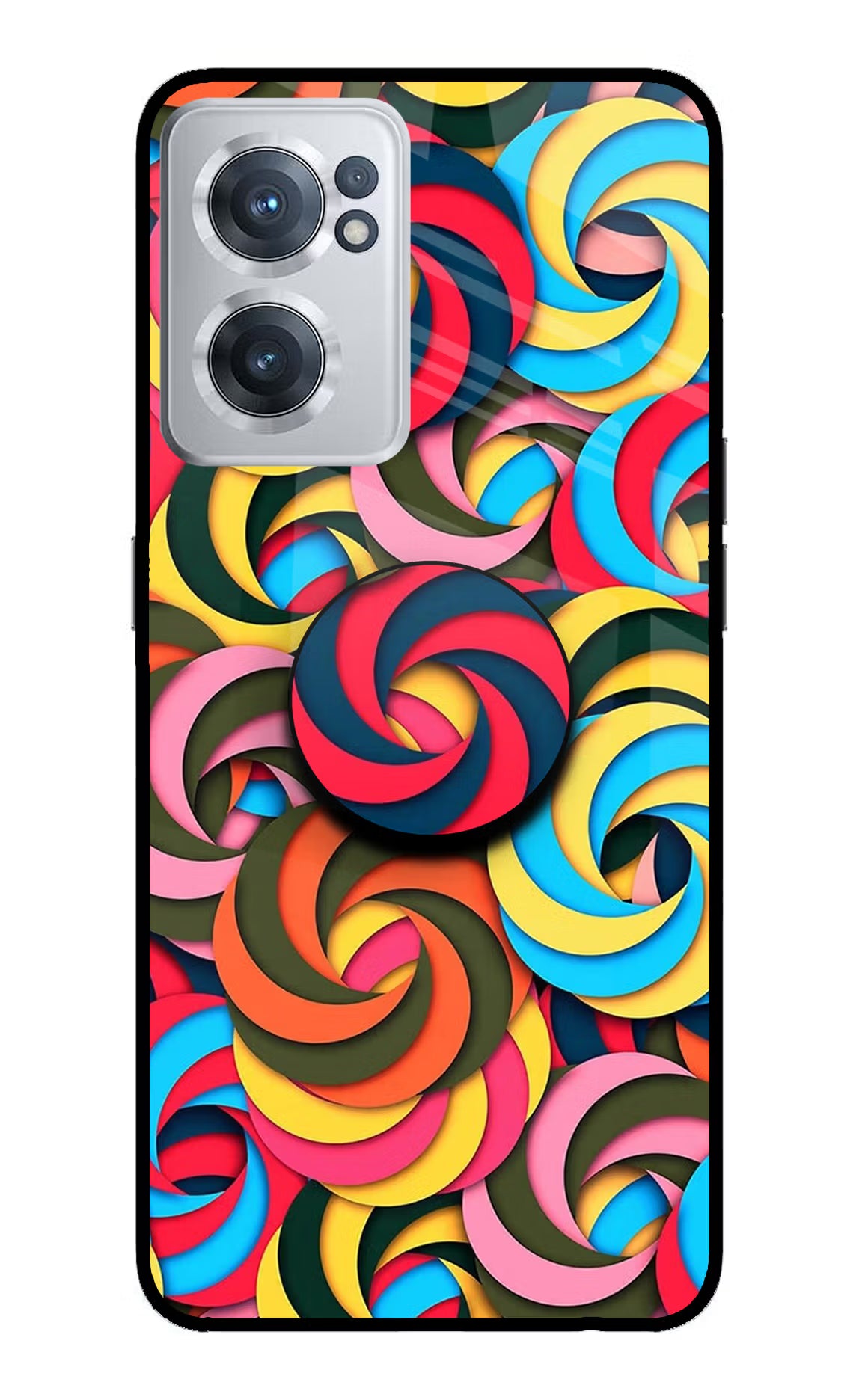 Spiral Pattern OnePlus Nord CE 2 5G Pop Case by Casekaro