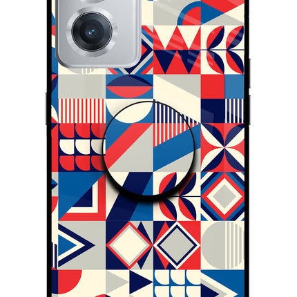 Colorful Pattern OnePlus Nord CE 2 5G Glass Case