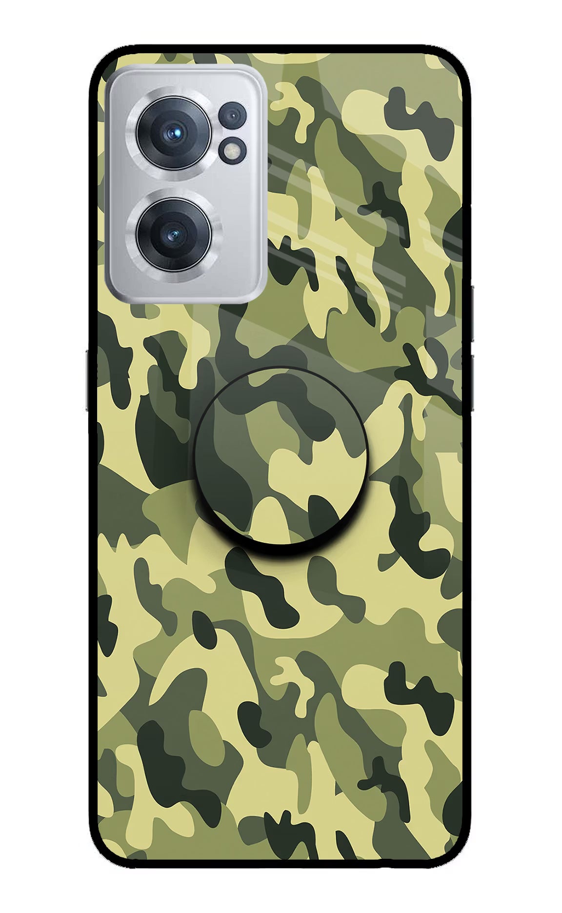 Camouflage OnePlus Nord CE 2 5G Pop Case by Casekaro