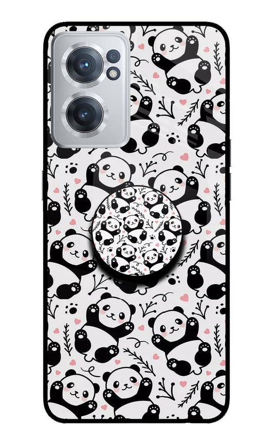 Cute Panda OnePlus Nord CE 2 5G Glass Case