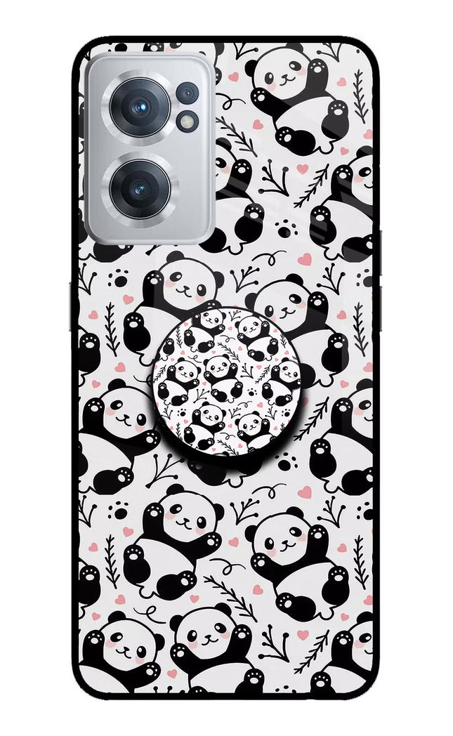 Cute Panda OnePlus Nord CE 2 5G Glass Case