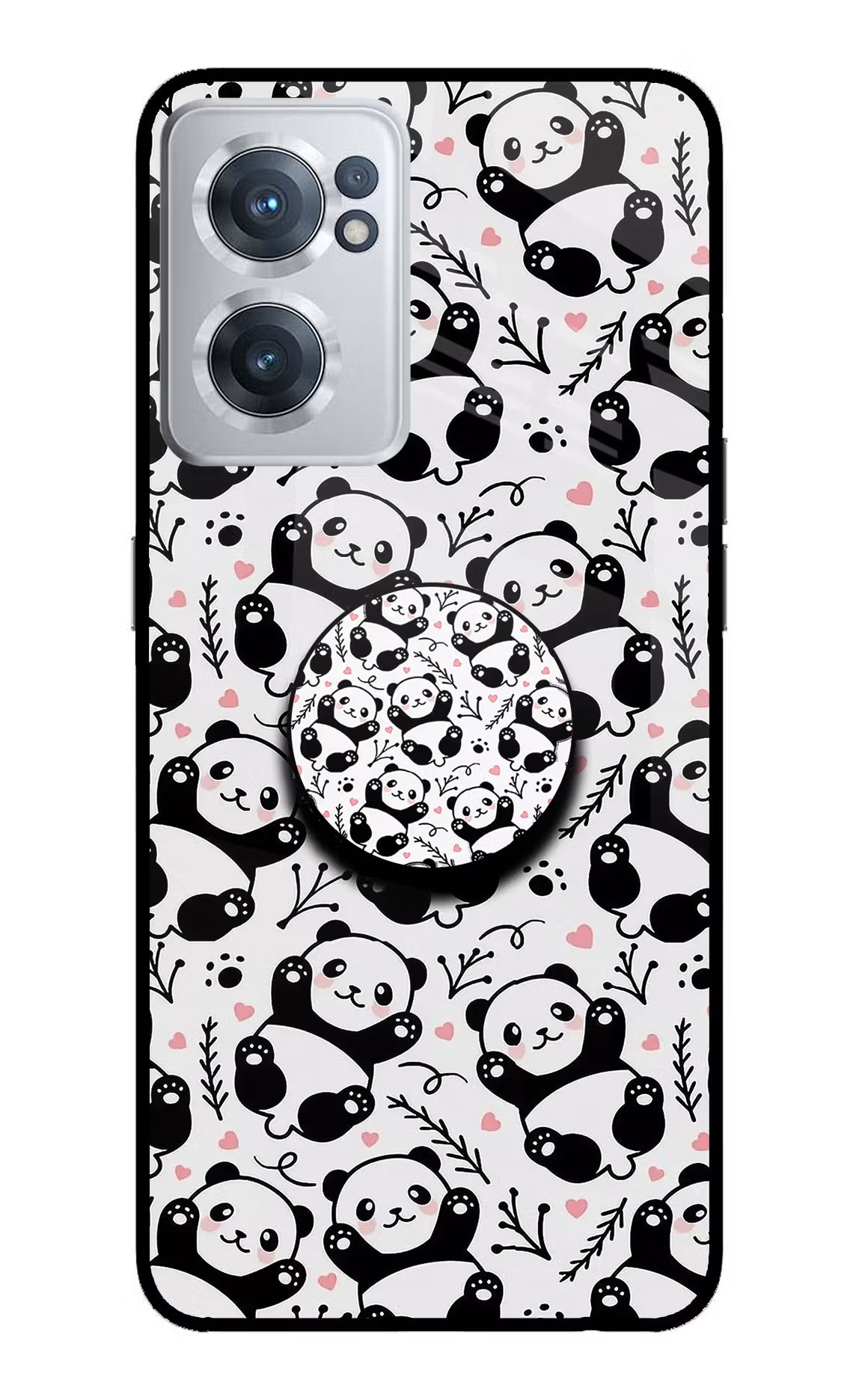 Cute Panda OnePlus Nord CE 2 5G Pop Case by Casekaro