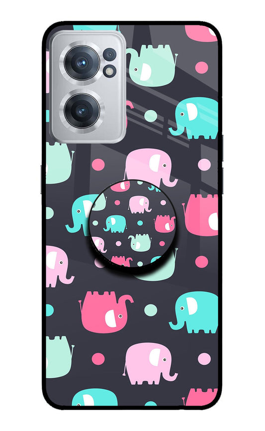 Baby Elephants OnePlus Nord CE 2 5G Glass Case