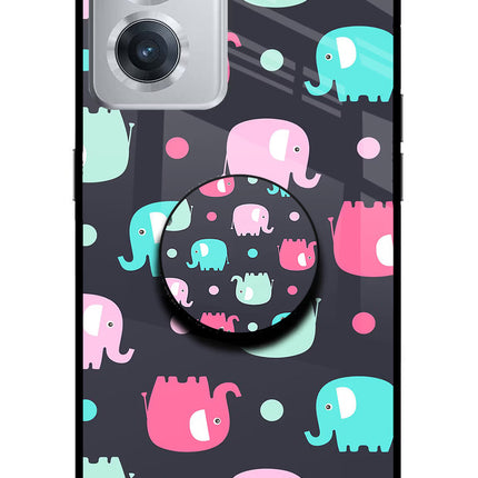 Baby Elephants OnePlus Nord CE 2 5G Glass Case