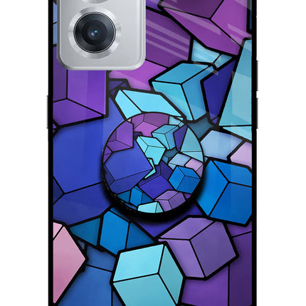 Cubic Abstract OnePlus Nord CE 2 5G Glass Case