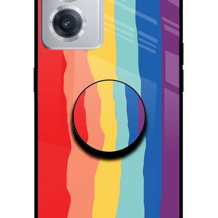 Rainbow OnePlus Nord CE 2 5G Glass Case