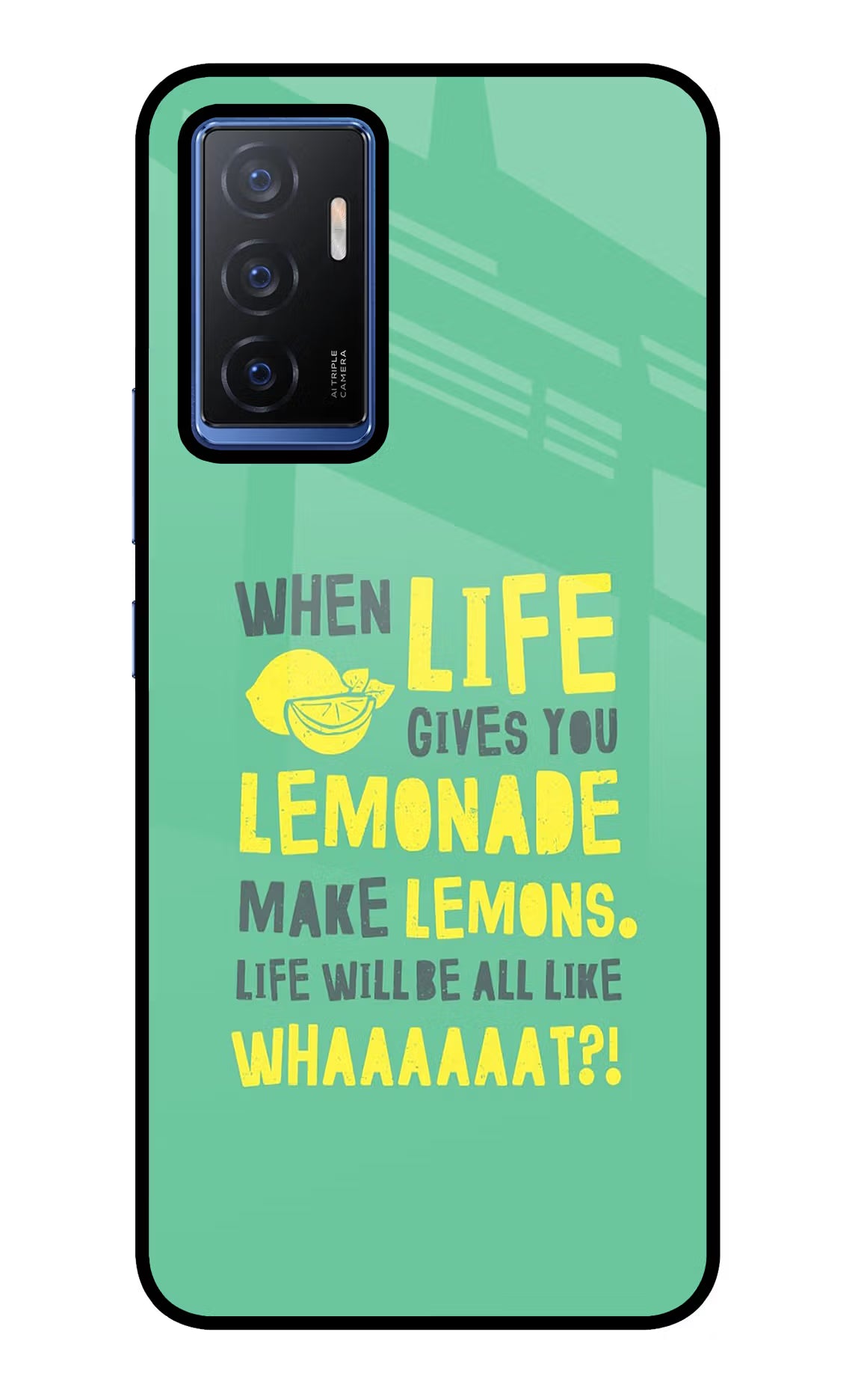 Quote Vivo V23E 5G Glass Case Back Cover by Casekaro