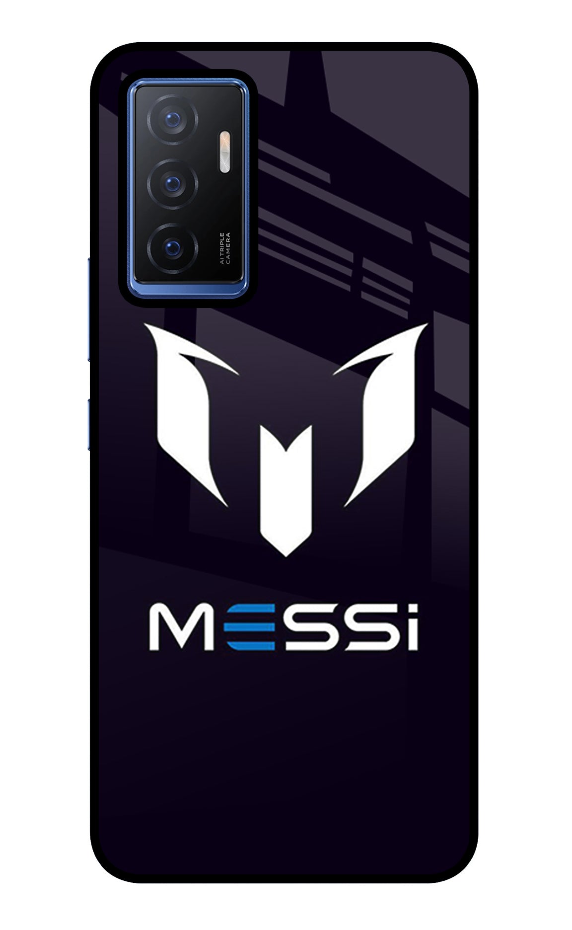 Messi Logo Vivo V23E 5G Glass Case