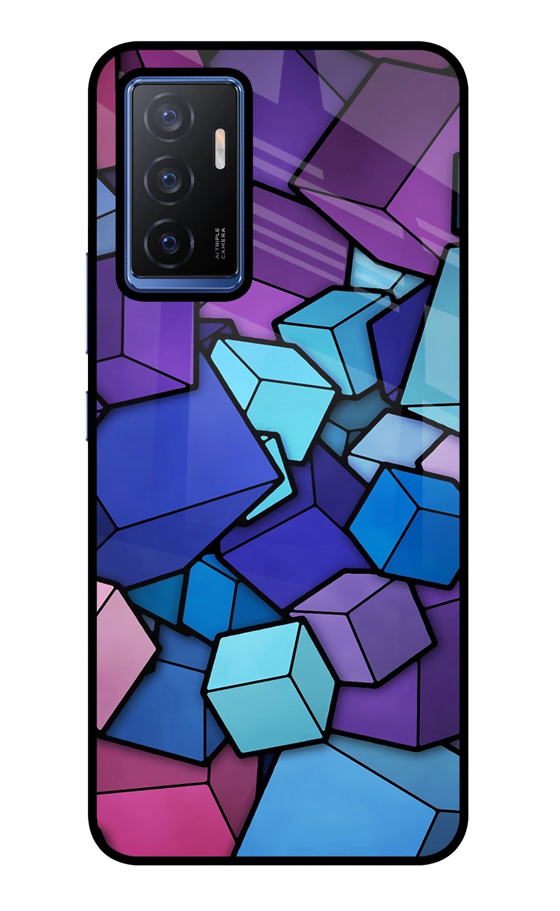 Cubic Abstract Vivo V23E 5G Back Cover