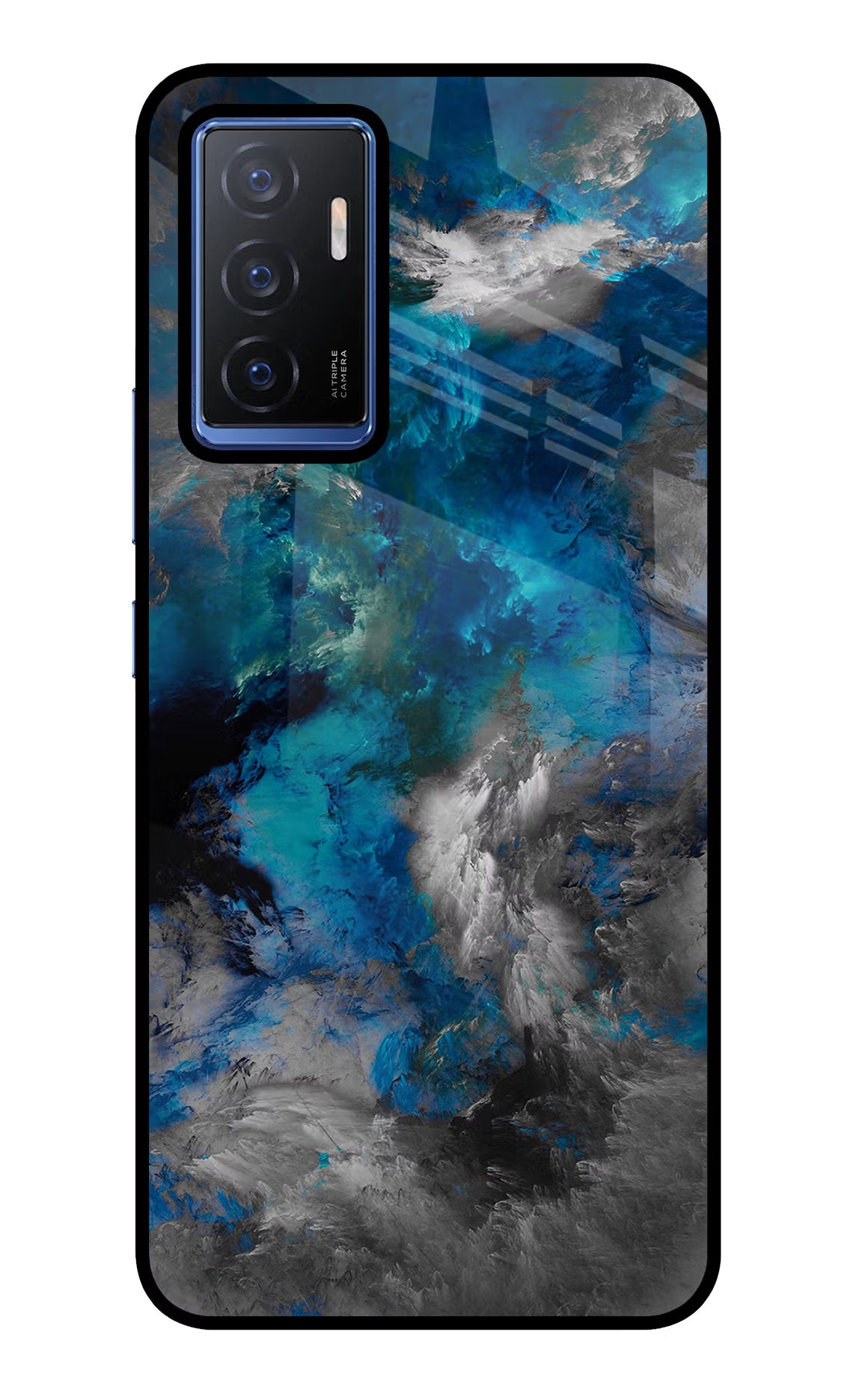 Artwork Vivo V23E 5G Glass Case Back Cover by Casekaro