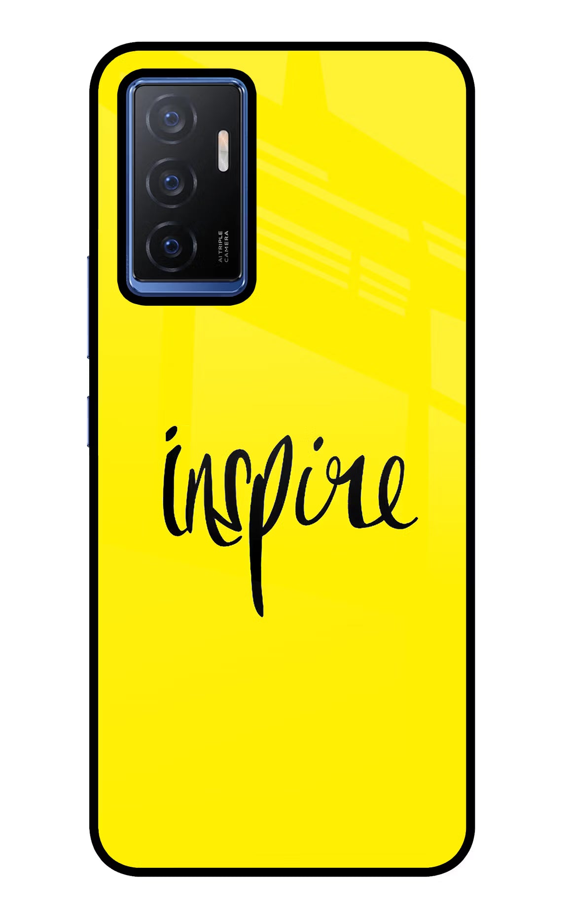 Inspire Vivo V23E 5G Glass Case Back Cover by Casekaro