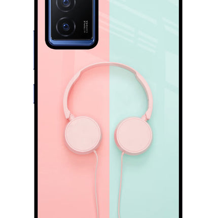 Music Lover Vivo V23E 5G Glass Case Back Cover by Casekaro