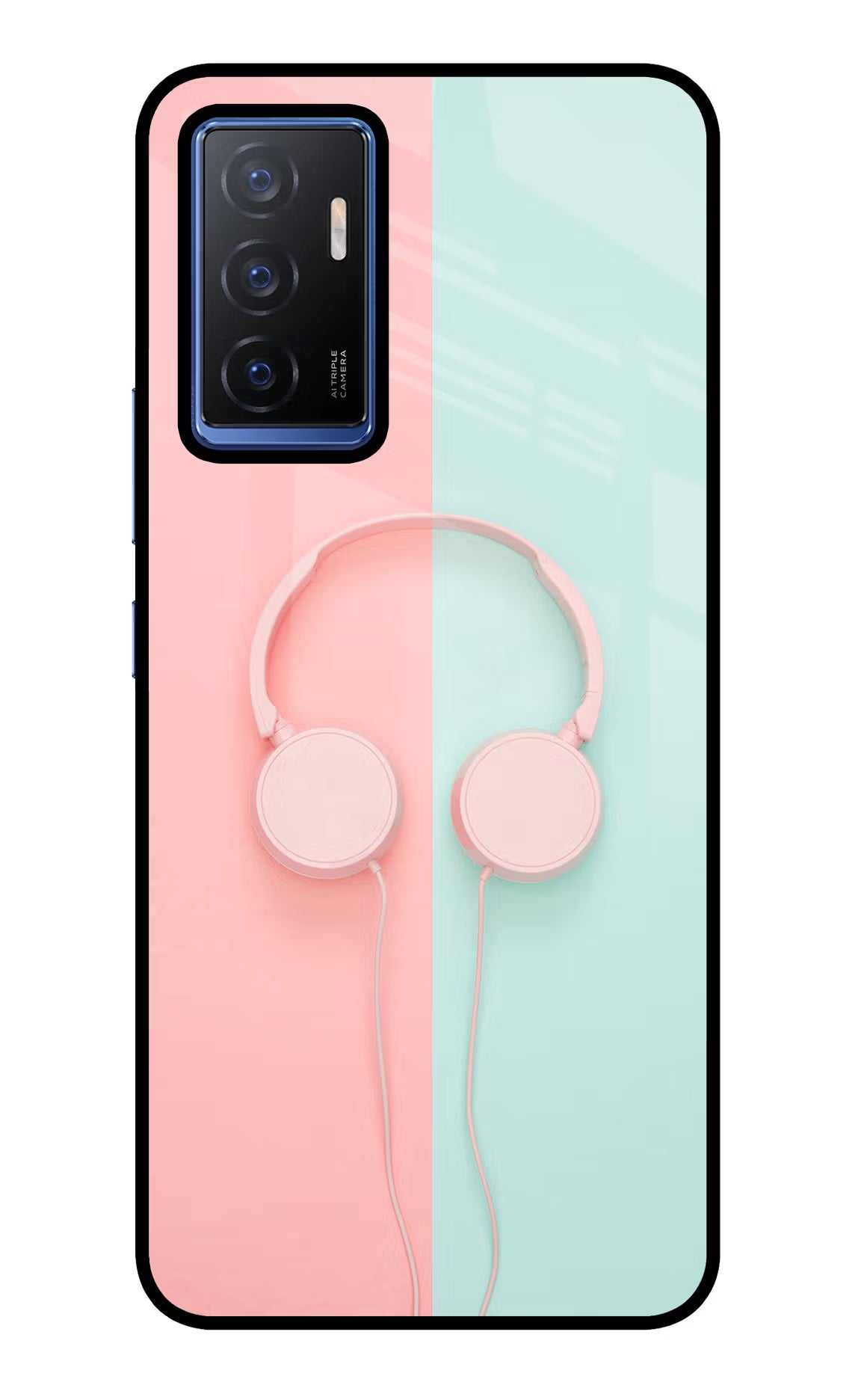 Music Lover Vivo V23E 5G Glass Case Back Cover by Casekaro