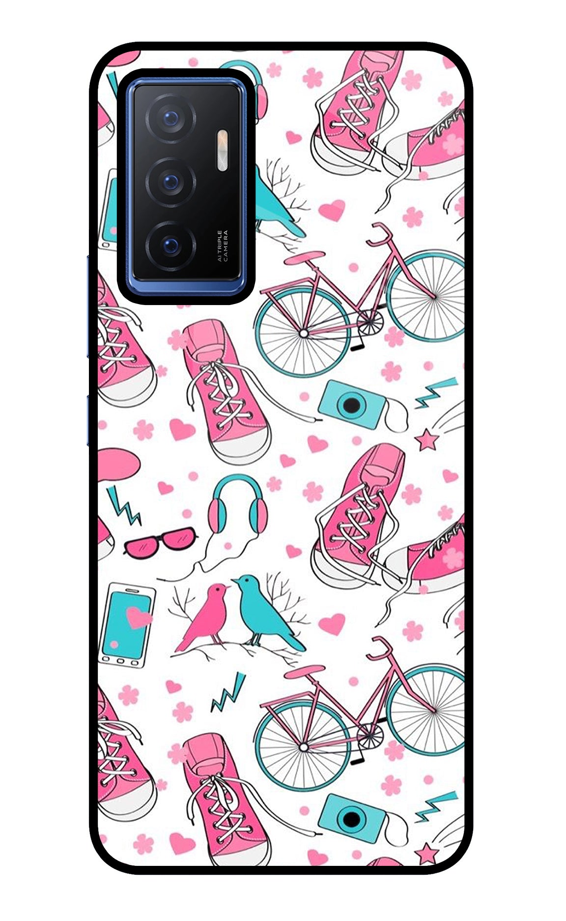 Artwork Vivo V23E 5G Glass Case