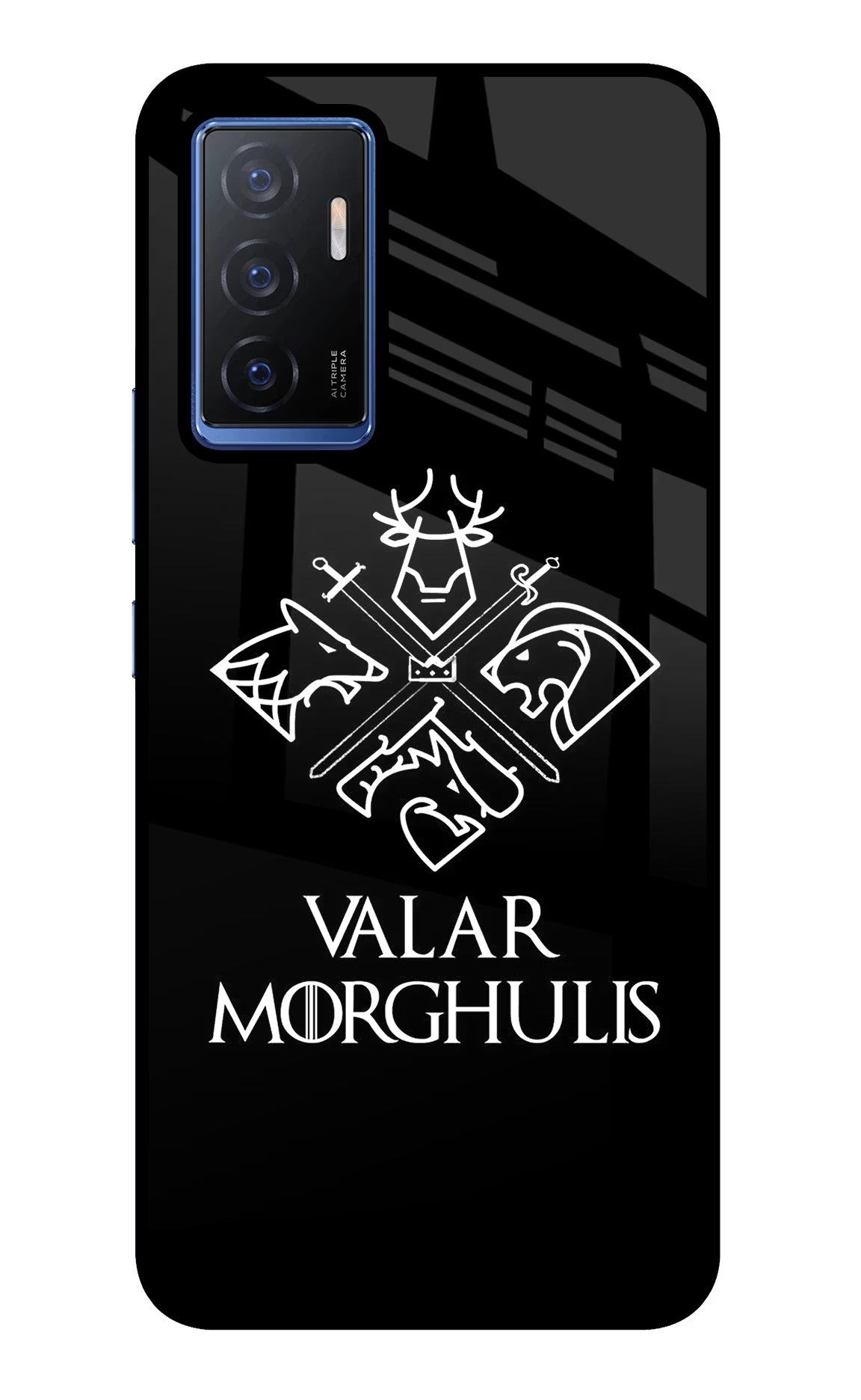 Valar Morghulis | Game Of Thrones Vivo V23E 5G Glass Case Back Cover by Casekaro